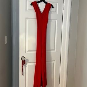 Soprano red jumpsuit.  Lightly worn.